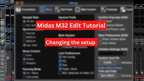 m32 edit for mac|Midas M32: Setup and Connections .
